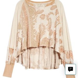 Free the People True Perfection High/Low Blouse